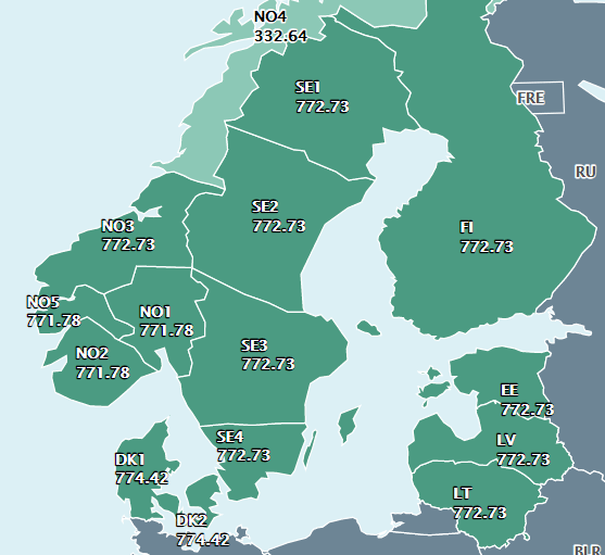 Elområden i Sverige Elområden i Sverige